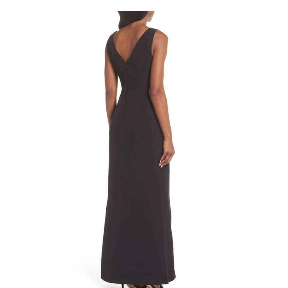 Eliza J Black Ruffle Maxi Dress - Picture 3 of 6